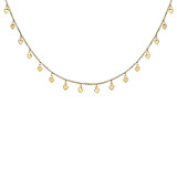 Galaxy of Hearts Gold Necklace