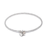 Zodiac Sterling Silver Charm Bracelet - Semi Precious Birthstone
