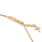 Outlet NU & MII Mini Sideways Cross Gold Plated Necklace