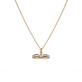 Spirit T-Bar Gold-Plated Chain Necklace - Choice of Colour