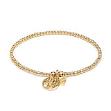 Santeenie Gold Plated Charm Bracelet - Tree of Life