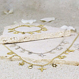 Outlet Multi Charm Silver Necklace