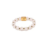 Hebe Rose and Gold Plated Ring
