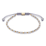 Labradorite Gold Plated Friendship Bracelet