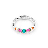 Boho Silver Ring - Turquoise
