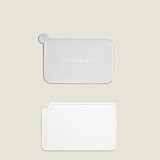 Stackers Pebble White Cosmetic and Jewellery Bag