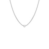 Teeny Weeny Heart Silver Necklace