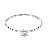Santeenie Silver Charm Bracelet - Choice of Affirmation