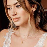 Petal Pearl Gold Plated Necklace