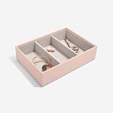 Stackers Blush Leather Jewellery Box - Set of 3