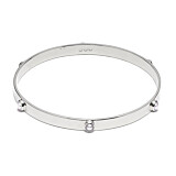 Outlet Samara Pearl Silver Bangle