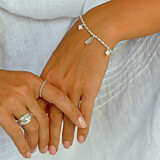 Garland Silver Charm Bracelet