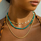 NU & MII Agnes Gold Plated Necklace