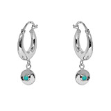 Turquoise Spirit Silver Earrings