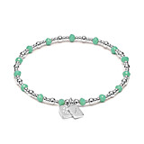 Seabloom Personalised Silver Bracelet