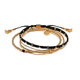 Moonstruck Gold Plated Bracelet Stack