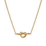 Love Knot Gold Plated Necklace