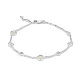 Liv Bentley Selene Silver Bracelet Stack