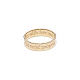 Outlet She Flies With Her Own Wings Gold Plated Ring