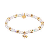 Charming Sparkle Gold Charm Bracelet - Astra Star
