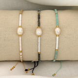 Marianne Pearl Beaded Bracelet - Choice of Colours