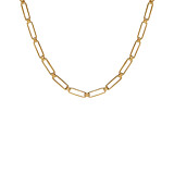 NU & MII Glory Linked Chain Gold Necklace