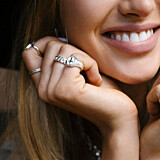 Outlet NU & MII Cross Signet Silver Pinky Ring