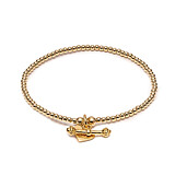 Santeenie T-Bar Gold-Filled Charm Bracelet