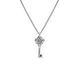 Outlet Itsy Bitsy Key to your Heart Silver Necklace