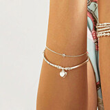 Love You Mum Silver Charm Bracelet - Boxed Heart
