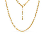 Liv Bentley Fleur De Lis Chain Gold Plated Necklace