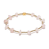 Fleur Gold Plated Bracelet Stack