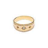 Outlet NU & MII Vintage Gold Plated Ring
