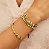 Personalised Yard of Love Gold Plated Bracelet