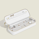 Stackers Pebble White Cosmetic and Jewellery Bag