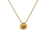Outlet Affirmation Gold Plated Necklace - Choice of Quote