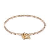 Santeenie Gold Charm Bracelet - Tiny Bee
