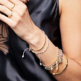 Labradorite Gold Plated Friendship Bracelet