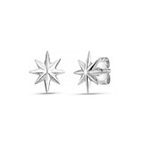 Wish Upon A Star Silver Stud Earrings