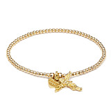 Santeenie Duo Gold Plated Bracelet Stack