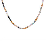 Shimmer 925 Sterling Silver Crystal Necklace