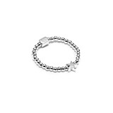 Solo Star Silver Ring