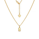 Personalised Tag Gold Plated Necklace