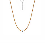 Harmony Heart Silver Necklace - Natural