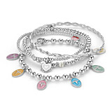 Serenity Silver Bracelet Stack
