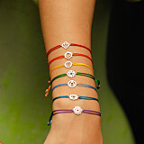 Outlet Solar Plexus Chakra Silver Friendship Bracelet - Yellow