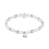 Charming Sparkle Silver Charm Bracelet - Astra Star