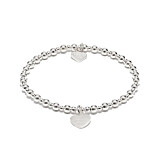 Mini Orchid Silver Charm Bracelet - Best Mum