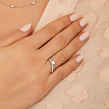 Outlet Twisted Silver Ring