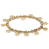 Mini Cluster of Stars Gold Plated Bracelet